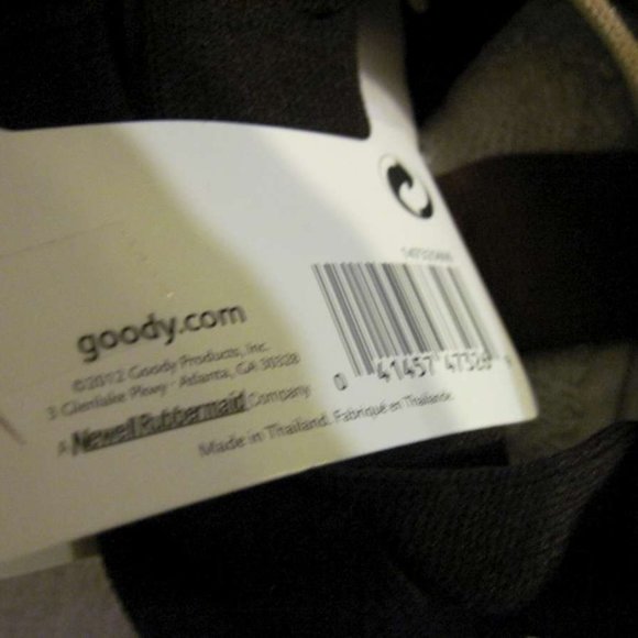 6 Goody Classics Ouchless Gentle Soft Fabric Head Bands White Tan Brown Black - Picture 7 of 7